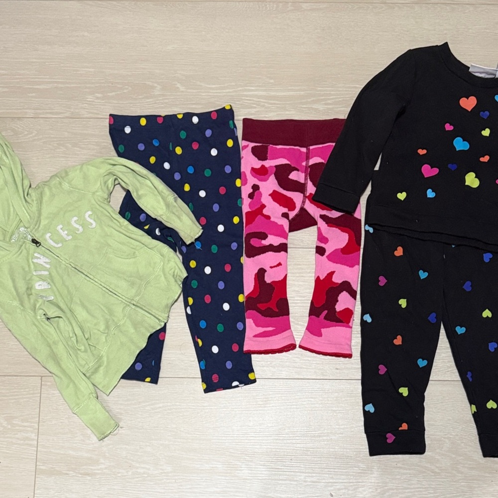3/$10 24 Month Colorful Kids Clothing Set of 5